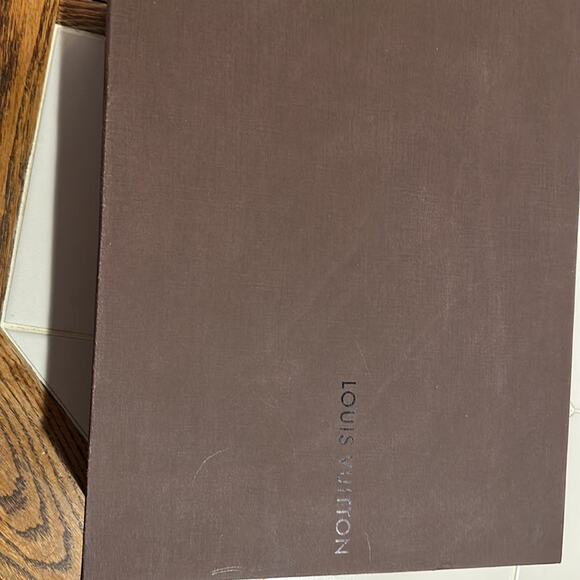 Louis Vuitton Men‘s Beige Suede&Maroon Patent Leather trim High Top size 11 NWT - Picture 11 of 11